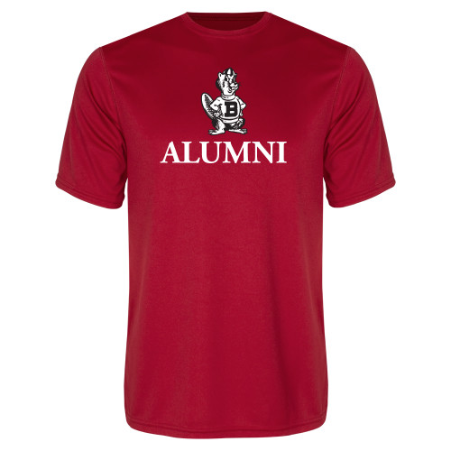  Red Performance Tee - Alumni with Barney
