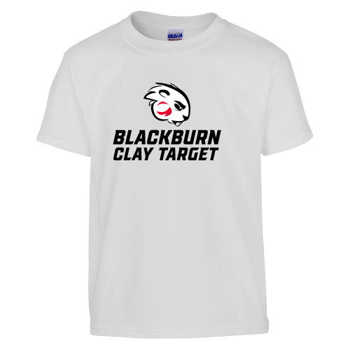  Youth White T Shirt - Blakcburn Clay Target