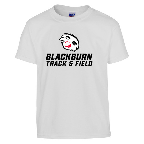  Youth White T Shirt - Blakcburn Track and Field