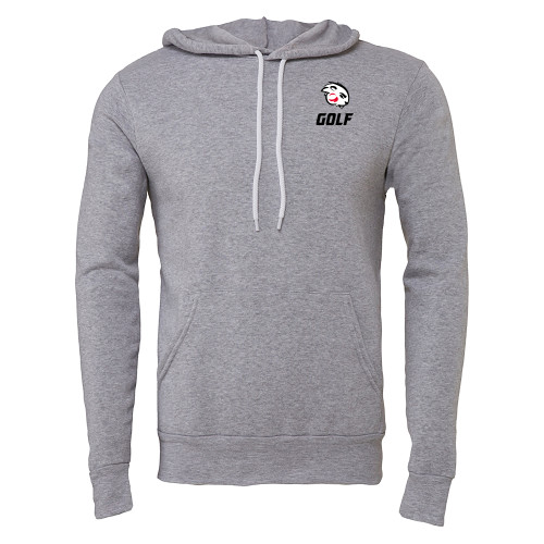  Bella + Canvas Heather Grey Fleece Hood - Golf