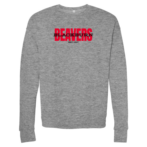 Main Image for  Bella + Canvas Heather Grey Fleece Crew