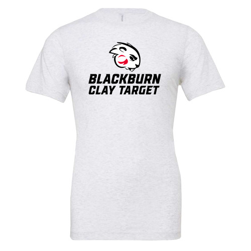  Bella + Canvas Ash Grey Jersey Cotton T Shirt - Blakcburn Clay Target