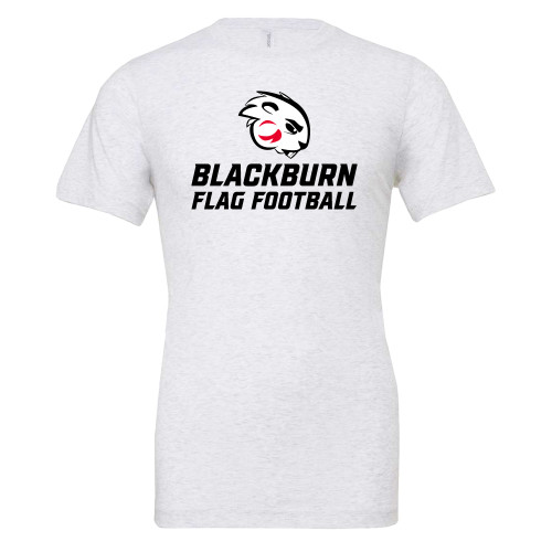  Bella + Canvas Ash Grey Jersey Cotton T Shirt - Blakcburn Flag Football