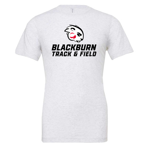  Bella + Canvas Ash Grey Jersey Cotton T Shirt - Blakcburn Track and Field