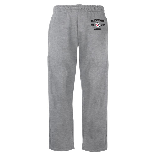  Grey Fleece Open Bottom Pant - Blackburn College Est 1837