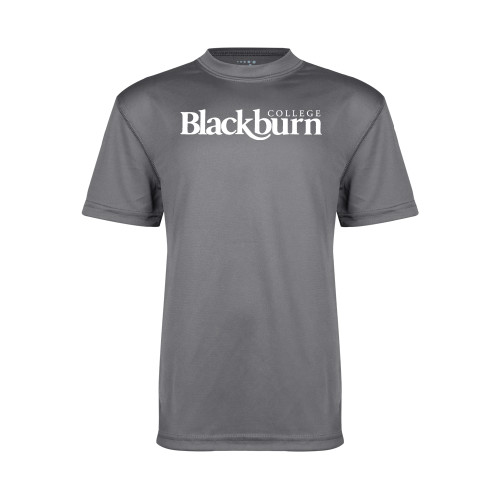  Youth Performance Grey Concrete Tee - Blackburn College