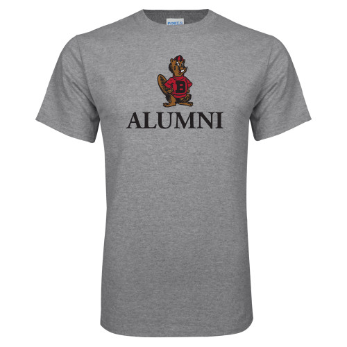  Grey T Shirt - Alumni with Barney