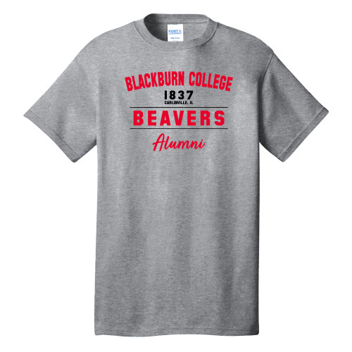  Extended Athletic Heather T Shirt - Blackburn College Beavers Alumni
