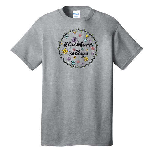  Extended Athletic Heather T Shirt - Blackburn College Spring Flowers
