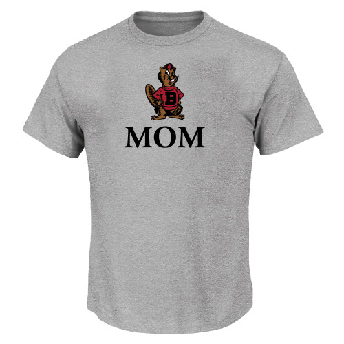  Tall Heather Grey T Shirt - Mom with Barney