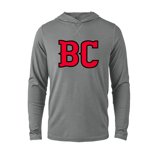 Main Image for  Grey Heather Long Sleeve Hooded Tee