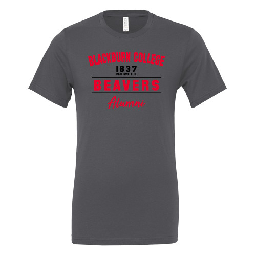  Bella + Canvas Asphalt Jersey Cotton T Shirt - Blackburn College Beavers Alumni
