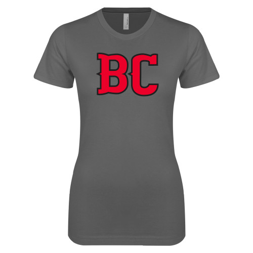  Next Level Womens Charcoal Boyfriend Tee - BC