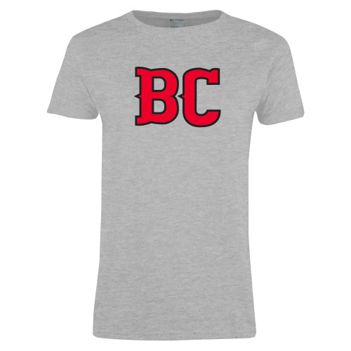  Womens Grey Short Sleeve Tee - BC