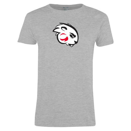  Womens Grey Short Sleeve Tee - Buzz