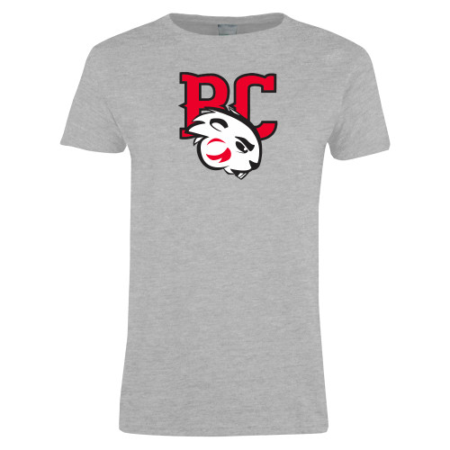  Womens Grey Short Sleeve Tee - BC with Buzz
