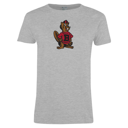  Womens Grey Short Sleeve Tee - Barney