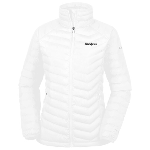  Columbia Womens White Powder Lite Jacket - Blackburn College