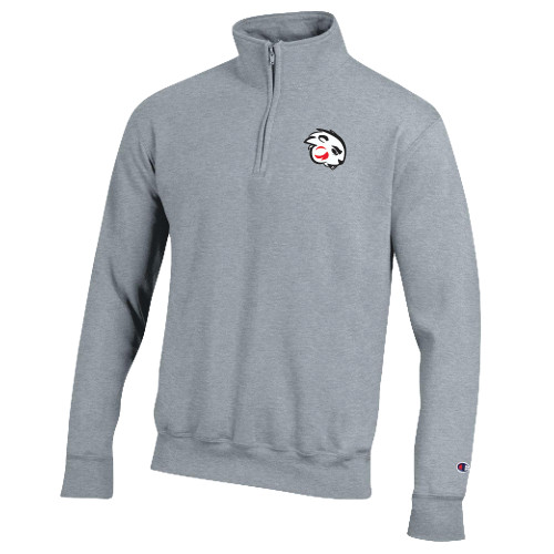  Champion Heather Grey Fleece 1/4 Zip - Buzz