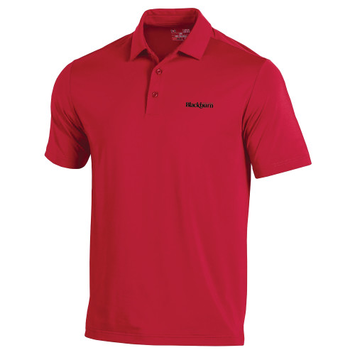  Under Armour Red Performance Polo - Blackburn College