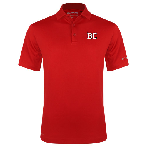  Columbia Red Omni Wick Drive Polo - BC