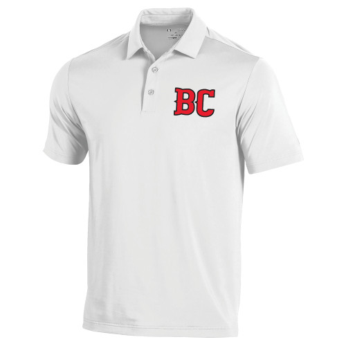  Under Armour White Performance Polo - BC