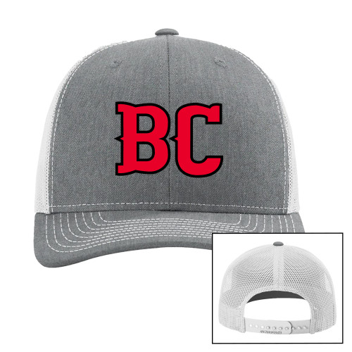  Richardson Heather Grey/Light Grey Trucker Hat - BC
