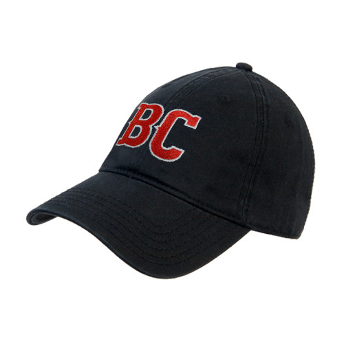  Black Unstructured Adjustable Low Profile Hat - BC