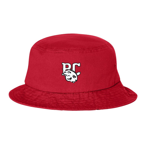  Sportsman Red Bucket Hat - BC with Buzz
