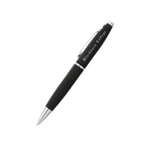  Cross Calais Matte Black Ballpoint Pen - Blackburn College Old English Vertical Right Facing Engraved