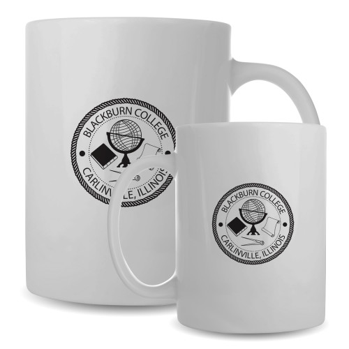  Full Color White Mug 15oz - Blackburn College Carlinville