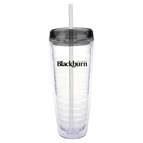  Tritan Double Wall Tumbler w/Charcoal Top 26oz - Blackburn College