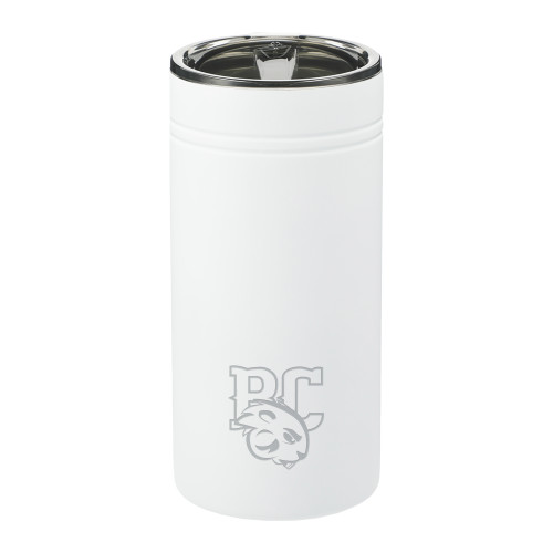  Sherpa Vacuum White Tumbler & Insulator 12oz - BC WIth Buzz Engraved