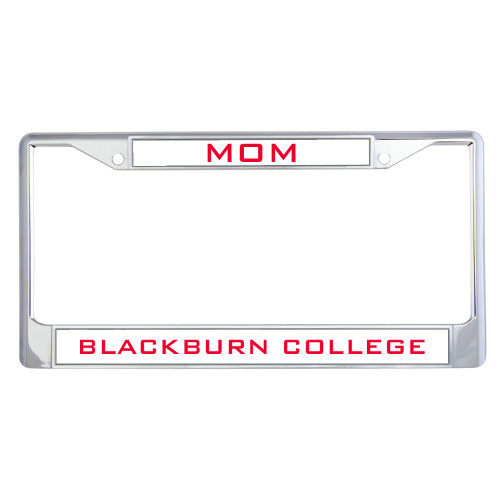  Mom Metal License Plate Frame in Chrome - Mom