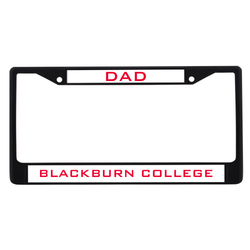  Dad Metal License Plate Frame in Black - Dad