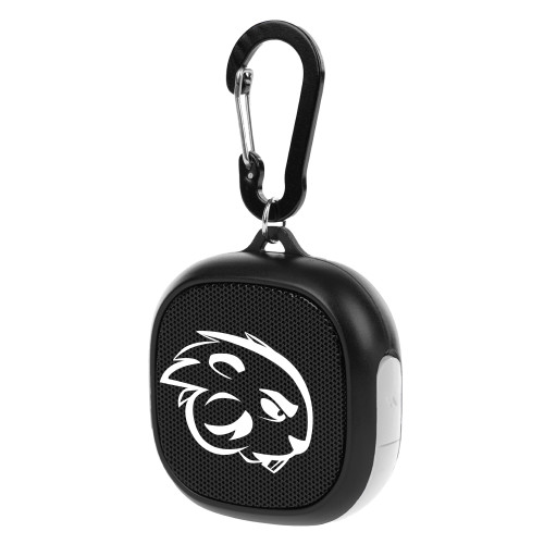  Black/White Waterproof Speaker w/ Carabiner - Buzz