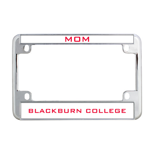  Metal Motorcycle License Plate Frame in Chrome - Mom