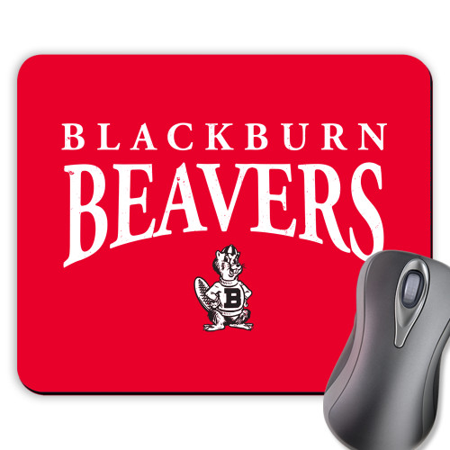  Full Color Mousepad - Blackburn Beavers Arched Over Barney