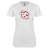Thumbnail image for  Next Level Womens White Boyfriend Tee