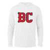 Thumbnail image for  White Long Sleeve Hooded Tee