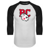 Thumbnail image for  White/Black Raglan Baseball T Shirt