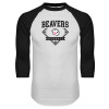 Thumbnail image for  White/Black Raglan Baseball T Shirt
