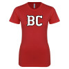 Thumbnail image for  Next Level Womens Red Boyfriend Tee