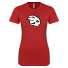 Thumbnail image for  Next Level Womens Red Boyfriend Tee