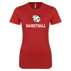 Thumbnail image for  Next Level Womens Red Boyfriend Tee