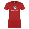 Thumbnail image for  Next Level Womens Red Boyfriend Tee