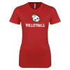 Thumbnail image for  Next Level Womens Red Boyfriend Tee