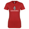 Thumbnail image for  Next Level Womens Red Boyfriend Tee