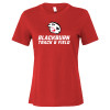 Thumbnail image for  Bella + Canvas Womens Red Relaxed Cotton T Shirt