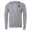 Thumbnail image for  Bella + Canvas Heather Grey Fleece Hood